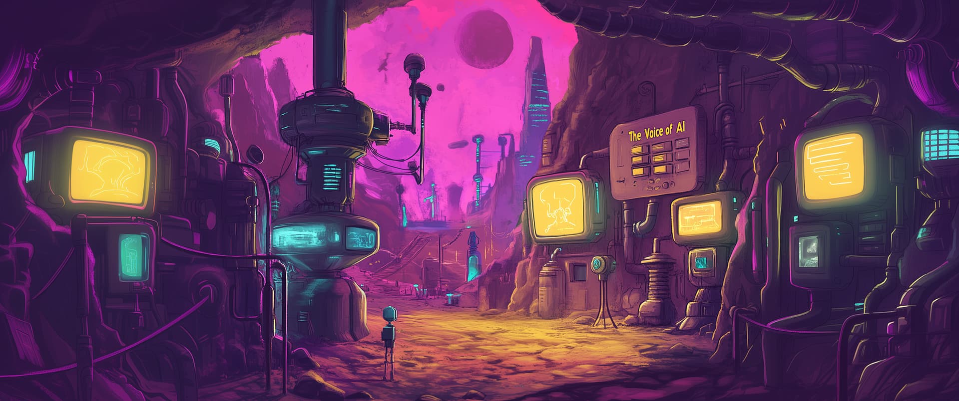 The Voice of AI Illustration